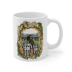 Siyah Beyaz Sevgililere Özel Kupa Bardak - Taraftar Kupa Bardak - Siyah Beyaz Hediye Mug (Tema 2, Beyaz)