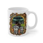 Siyah Beyaz Sevgililere Özel Kupa Bardak - Taraftar Kupa Bardak - Siyah Beyaz Hediye Mug (Tema 4, Beyaz)