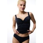 Siyah Büzgülü Bikini Üstü - 48