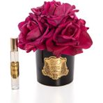 Siyah Cam Gold Bordo 5 Gül Oda Kokusu