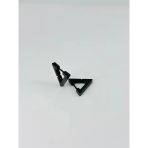 Siyah Çelik Erkek Küpe Çap (9 Mm) Kalınlık (3 Mm) - Ekp0021