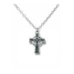 Siyah Celtic Cross Haç Figürlü Unisex Kolye – 60 Cm Zincirli Gotik Ve Tarihi Sembol Takı