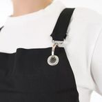 Siyah Cepli Mutfak Önlüğü-Aşçı Önlüğü-Masterchef Önlüğü-Garson Önlüğü-Kafe Aşçı Siyah Önlük, Apron