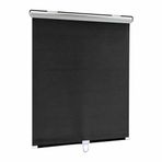 Siyah Çok Fonksiyonlu Karartma Stor Perde, Taşınabilir Yalıtımlı Jaluzi, 40-80 cm Genişliğinde, Kendinden Geri Çekilebilir, UV Korumalı, Vantuz Montajı, Siyah-68x190 cm/27x75in