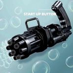 SİYAH ÇOKLU KÖPÜK ATAN KÖPÜK TABANCASI BUBBLES GUN BALONCUK TABANCASI PİLLİ KÖPÜK MakineSI BLACK GUN