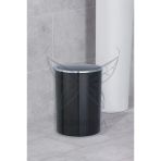 Siyah, Çöp Kovası 5 Litre - İnca Model
