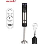 Siyah Çubuk Blender, Güçlü ve Şık Tasarım - Ahşap
