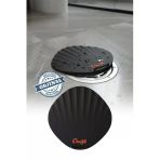 Siyah Deniz Kabuğu Silikon Lavabo Gider Kapağı Koku Önleyici Gider Tıkacı Banyo Mutfak 15 Cm