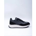 Siyah Deri Kadın Sneaker