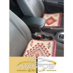 Siyah Deri Kol Dayama ve Kolçak - Vw Golf 5 Için Özel Tasarım - Antrasit