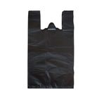 Siyah Dökme Market Poşeti Torbası - Hışır Atlet Poşet - Küçük Boy - 22 X 42 Cm. - 10 Kg.