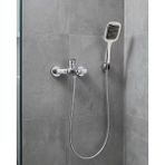Siyah Duş Seti El Duşu Başlığı Spiral Hortum Dayanıklı Banyo Duş Aksesuarı Nemere