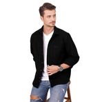 Siyah Düz Oversize Oduncu Hediye Kutulu Erkek Gömlek S
