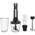 Siyah El Blender Seti, Güçlü ve Çok Fonksiyonlu Mutfak Aleti - Ahşap