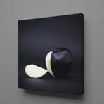 Siyah Elma Temalı Kanvas Tablo 70x70cm