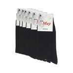 Siyah Erkek Çorabı Tek- May Komet 6 Lı