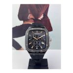 Siyah Erkek Kol Saati Chronograph 10 Atm Su Geçirmez 2 Yıl Garantili