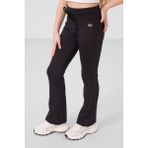 Siyah Esnek Standart Fit Basic Performans Ispanyol Paça Kız Çocuk Tayt - 75193 - 10 - 11 Yaş