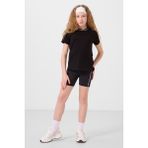 Siyah Esnek Standart Fit Basic Performans Kız Çocuk Tayt - 75189 - 13 - 14 Yaş