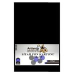 Siyah Fon Kartonu 50X70 Cm 120 Gr 5 Adet 50*70 Fon Kartonu Hamurundan Boyama Orjinal Tam Siyah Renk