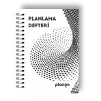 Siyah Girdap Günlük Planlayıcı Defter - Ders Çalışma Planlayıcı Defteri - Planlama Defteri