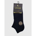 Siyah Gold Livoni Bambu Yarım Patik Erkek Çorap Dikişsiz 12 Çift - 0TB-Siyah - 40 - 44