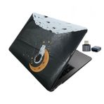 Siyah GriMcStorey MacBook Air 13 Kılıf M1 Mat TPU Lazer Baskılı İnce Hafif Darbe Çizik Koruma A1932 A2179 A2337 Uyumlu