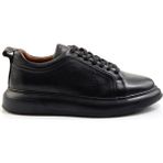 Siyah Hakiki Deri Erkek Sneaker E01594315143