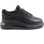 Siyah Hakiki Deri Erkek Sneaker E01811099343