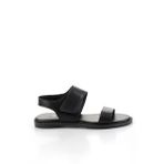 Siyah Hakiki Deri Kadın Sandalet K05666030603
