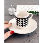 Siyah Hediyelik Kahve Fincanı - 100 ml