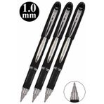 Siyah İmza Kalemi 3 Adet Uniball Jetstream 1.0 mm Pilot Kalem SX-210 Hızlı Yazı Kalemi Roller Uçlu Likit Mürekkepli