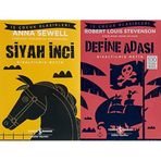 Siyah İnci: Kısaltılmış Metin & Define Adası - Kısaltılmış Metin: İş Çocuk Klasikleri (2 Kitap Set)