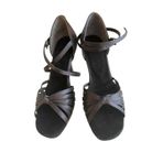 SİYAH İNCİ-SATEN, LATİN -SALSA-TANGO DANS VE SALON AYAKKABISI 8.5 CM 13 PONT KAPALI TOPUK (EU Ayakkabı Beden Sistemi, Yetişkin, Sayısal, Orta, 35)