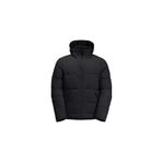 Siyah Jack Wolfskin Erkek Outdoor Montu (700 Dolgu Kaz Tüyü) Wandermood Down Jkt M