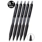 Siyah Jel Uçlu Pilot Kalem 5 Adet Uniball Jetstream SXN-101 0.7 mm Roller Basmalı Kalem Roller Uçlu Likit Mürekkepli