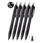 Siyah Jel Uçlu Pilot Kalem 5 Adet Uniball Jetstream SXN-157S 0.7 mm Basmalı Pilot Kalem Roller Uçlu Likit Mürekkepli