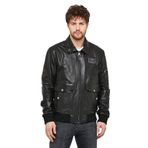Siyah Jumbo Pilot Deri Mont 2XL