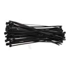 Siyah Kablo Bağı Plastik Cırt Kelepçe 4.8X200mm 20cm (100)