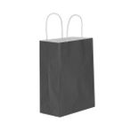 Siyah Kağıt Hediye Ve Alışveriş Çantası(25x12x31) 100 Adet