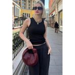 Siyah Kalın Askılı Regular Kesim Basic Atlet MG2059