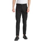 Siyah Kalın Düz Erkek Yandan Cepli Klasik Bel Slim Fit Chino Pantolon Siyah 31