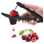 Siyah Kiraz Pitter - Kiraz Reçeli Yapmak Için Yerden Tasarruf Sağlayan Kilit Tasarımlı Ağır Hizmet Zeytin ve Kiraz Pitter Oyma Aleti (Yurt Dışından) - Cherry Pitters - Renkli