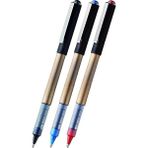 Siyah Kırmızı Pilot Kalem 3 Adet Uniball Eye Broad 1.0 mm Roller Pilot Kalem UB-150-10 Roller Uç - Standart
