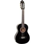 Siyah Klasik Gitar +Kılıf+ Yedek Tel Seti+Pena Vc104 Bk