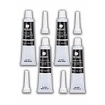 Siyah Kontür Boyası 20 Ml 4 Adet Red Apple Cam Vitray Boyası Kontur Boyası Ana Hatları Çizme Sanatsal Hobi