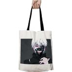 Siyah Kulplu Anime Tokyo Ghoul Yıkanabilir Okul Omuz Çanta