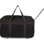Siyah Kulplu Orta Boy Valiz,Seyahat Çantası,Büyük Boy Outdoor ,Tekerlekli Çanta - 34 x 57 x 22 cm