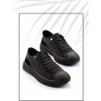 Siyah Kumaş Kadın Sneaker K01175127404