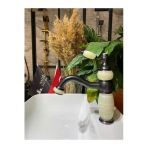 Siyah Lavabo Bataryası Mermer Tasarım Country Design Siyah Lavabo Musluğu